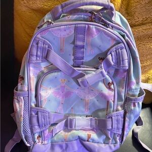 Ballet Dancer Kids Backpack - Purple and Blue